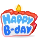 B-Day Candle, модель Blue Caramel