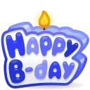 B-Day Candle, модель Midnight