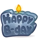 B-Day Candle, модель Steel Strong