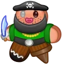 Ginger Cookie, модель Black Beard