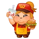 Liberty Figure, модель Burger Queen