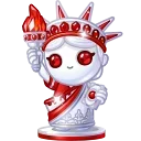 Liberty Figure, модель Red Porcelain