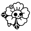 Skull Flower, модель Vector