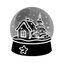 Snow Globe, модель Night Snow