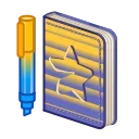 Star Notepad, модель Metallic