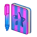 Star Notepad, модель Neon Grid