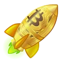 Stellar Rocket, модель Bitcoin