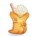 Vice Cream, модель Wafflesaurus