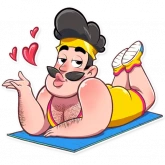 Стикер #2 из набора Спортивный Боб