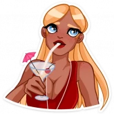 Стикер #12 из набора Эйприл