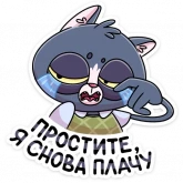 Кот Балдей в школьной форме, стикер 11 из набора «Балдей»