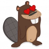 Стикер #8 из набора Бобер