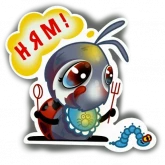 Стикер #7 из набора Божья коровка