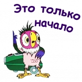 Стикер #11 из набора Попугай Кеша 4