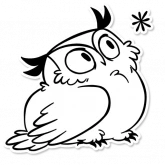 Стикер #9 из набора Boggart Owl
