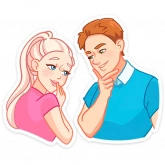 Стикер #4 из набора Бриана и Макс