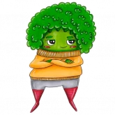 Стикер #11 из набора Малышка Брокколи