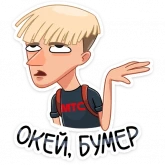 Стикер #2 из набора Окей, бумер
