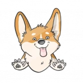 Стикер #4 из набора CorgiK @lorindragon