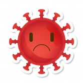 Стикер #10 из набора Coronavirus