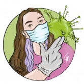 Стикер #11 из набора Covedillustration