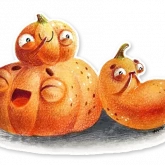 Стикер #3 из набора Милые тыковки
