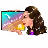 Стикер #8 из набора Диана Иллюстратор