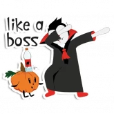 Стикер #11 из набора Halloween Pumpkins