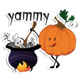 Стикер #6 из набора Halloween Pumpkins