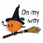 Стикер #4 из набора Halloween Pumpkins