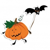 Стикер #5 из набора Halloween Pumpkins