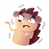 Стикер #11 из набора Hedgehog_AFilinkov