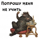 Стикер #11 из набора Кот Бегемот