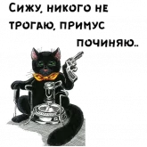 Стикер #12 из набора Кот Бегемот