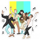 Стикер #9 из набора Imagine Dragons