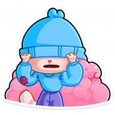 Стикер #10 из набора Карамелька