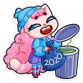 Стикер #12 из набора Карамелька