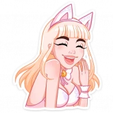 Стикер #4 из набора Кошечка Каталина