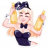 Стикер #11 из набора Каталина Блэк