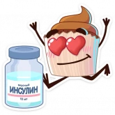 Стикер #11 из набора Кексик