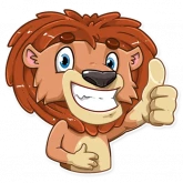 Стикер #3 из набора King Leo