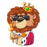 Стикер #8 из набора King Leo