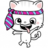 Стикер #4 из набора Котик
