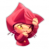 Стикер #3 из набора Котенок