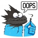 Стикер #11 из набора Cookie Monster