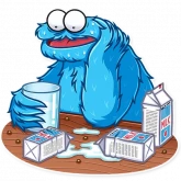 Стикер #4 из набора Cookie Monster