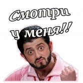 Стикер #2 из набора Михаил Галустян