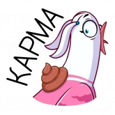 Стикер #12 из набора Голубка Мишель