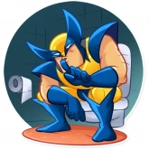 Стикер #12 из набора Wolverine