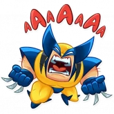 Стикер #5 из набора Wolverine